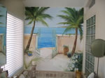 BATHROOM  Beach Mural