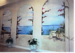 ENTRANCE  Mediterranean Mural