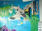 GYM  Art Decco Mural