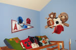 BOY'S BEDROOM  Sports Mural