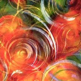 Silk Painting Circle of Life